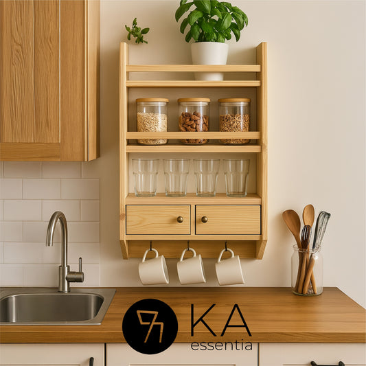 BrewShelf | Sıcak Kahve Köşeniz İçin Doğal Düzen