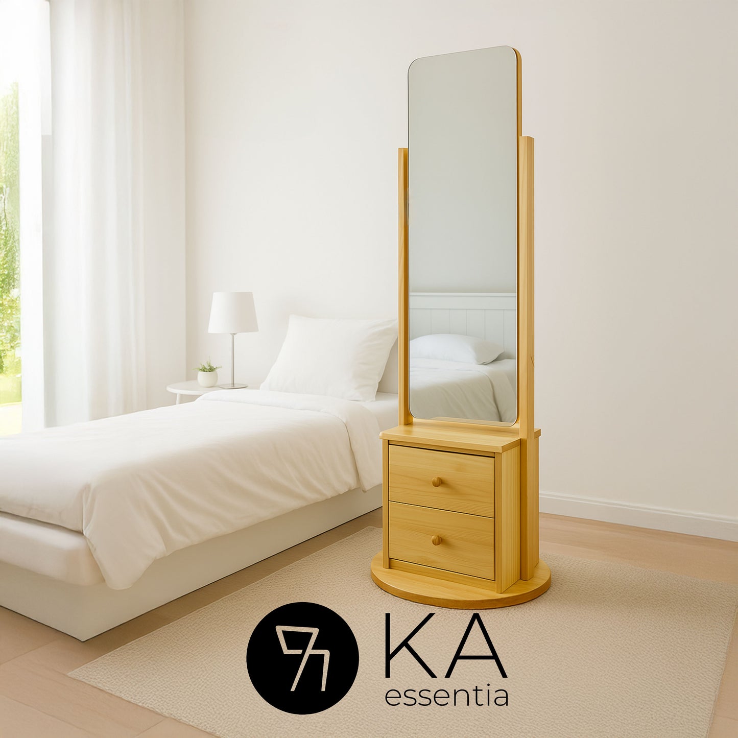 SpinMirror Komodin | 360° Dönüşte Fonksiyonel Zarafet