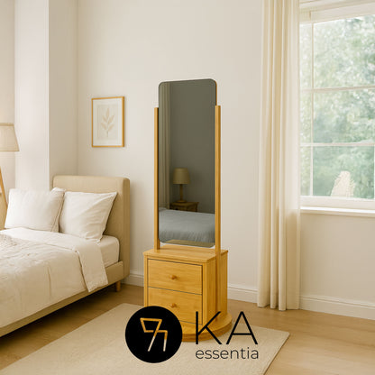 SpinMirror Komodin | 360° Dönüşte Fonksiyonel Zarafet