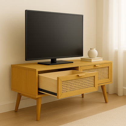 HazeLine Drawer TV Ünitesi | Zarafet ve İşlevselliğin Doğal Uyumu