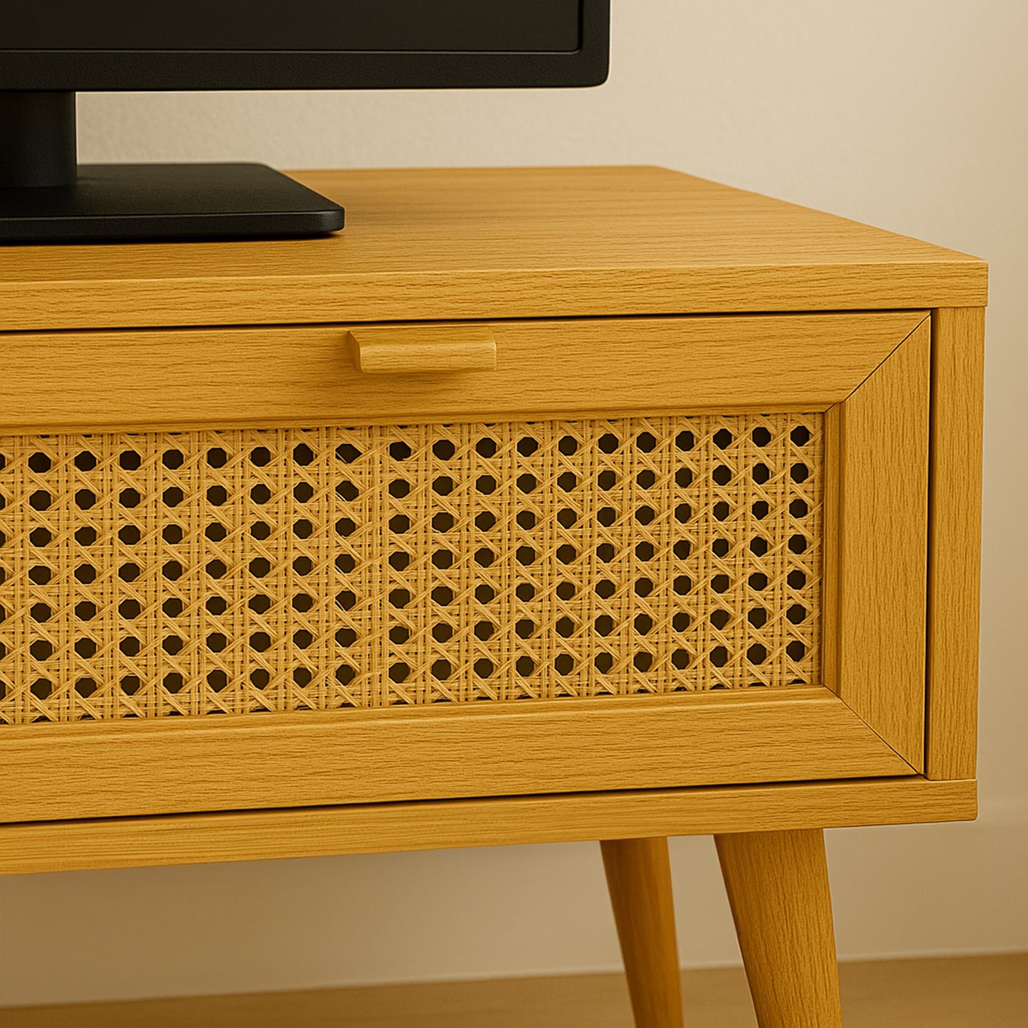 HazeLine Drawer TV Ünitesi | Zarafet ve İşlevselliğin Doğal Uyumu