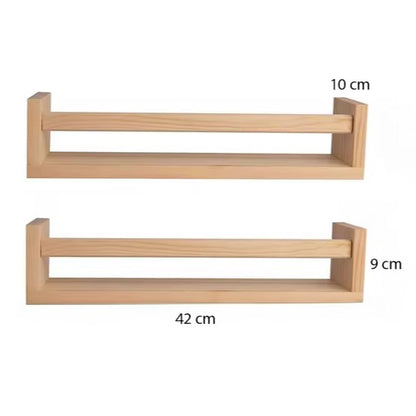 Montessori Duvar Rafları İkili Set