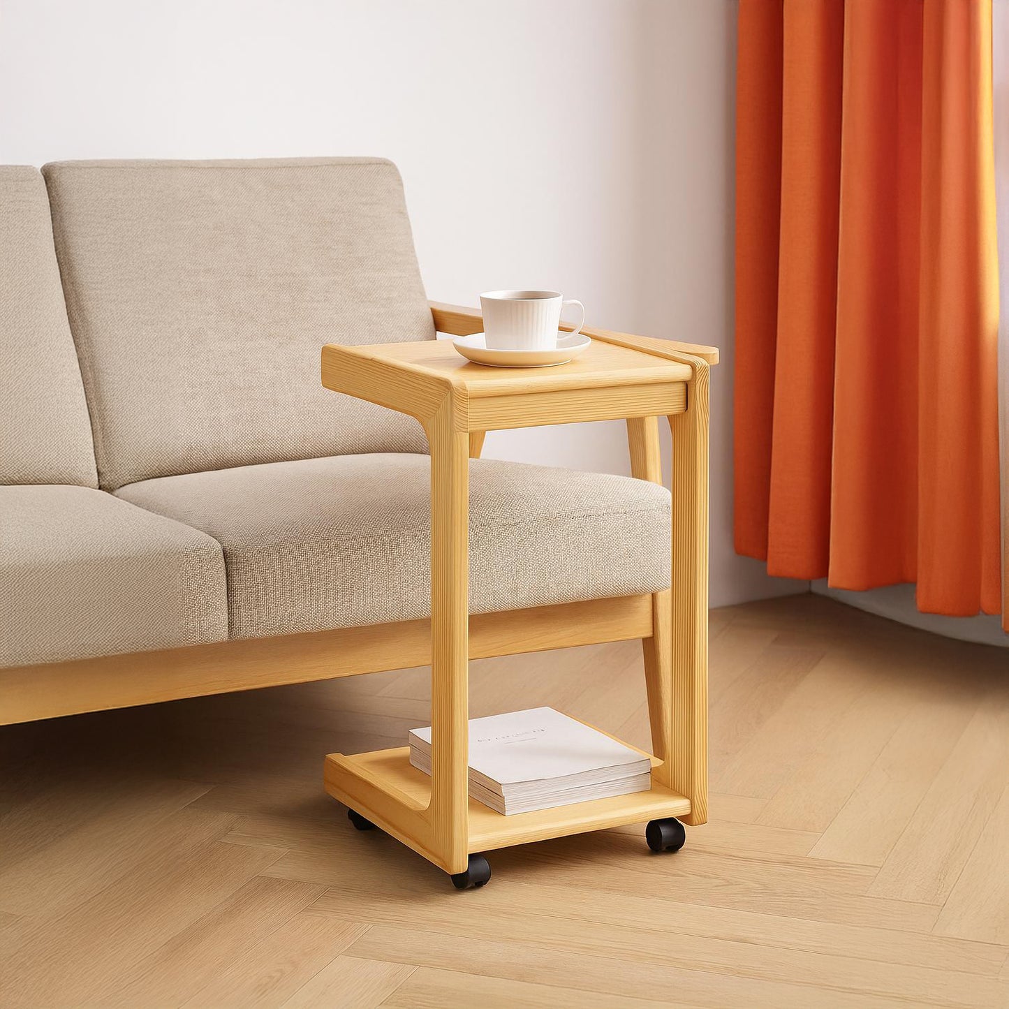 RollDesk Coffee Table | Fonksiyonel ve Modern Sehpa