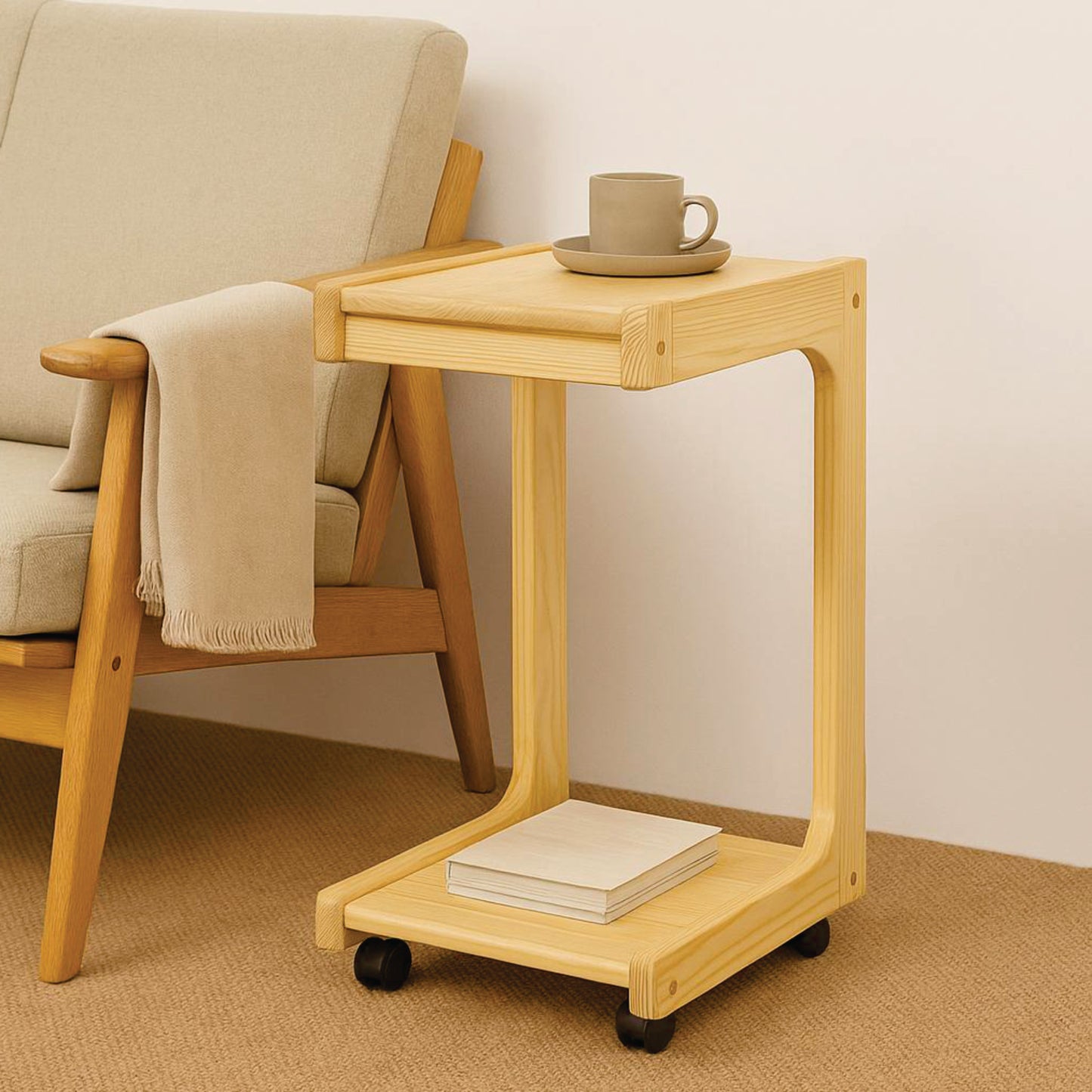 RollDesk Coffee Table | Fonksiyonel ve Modern Sehpa