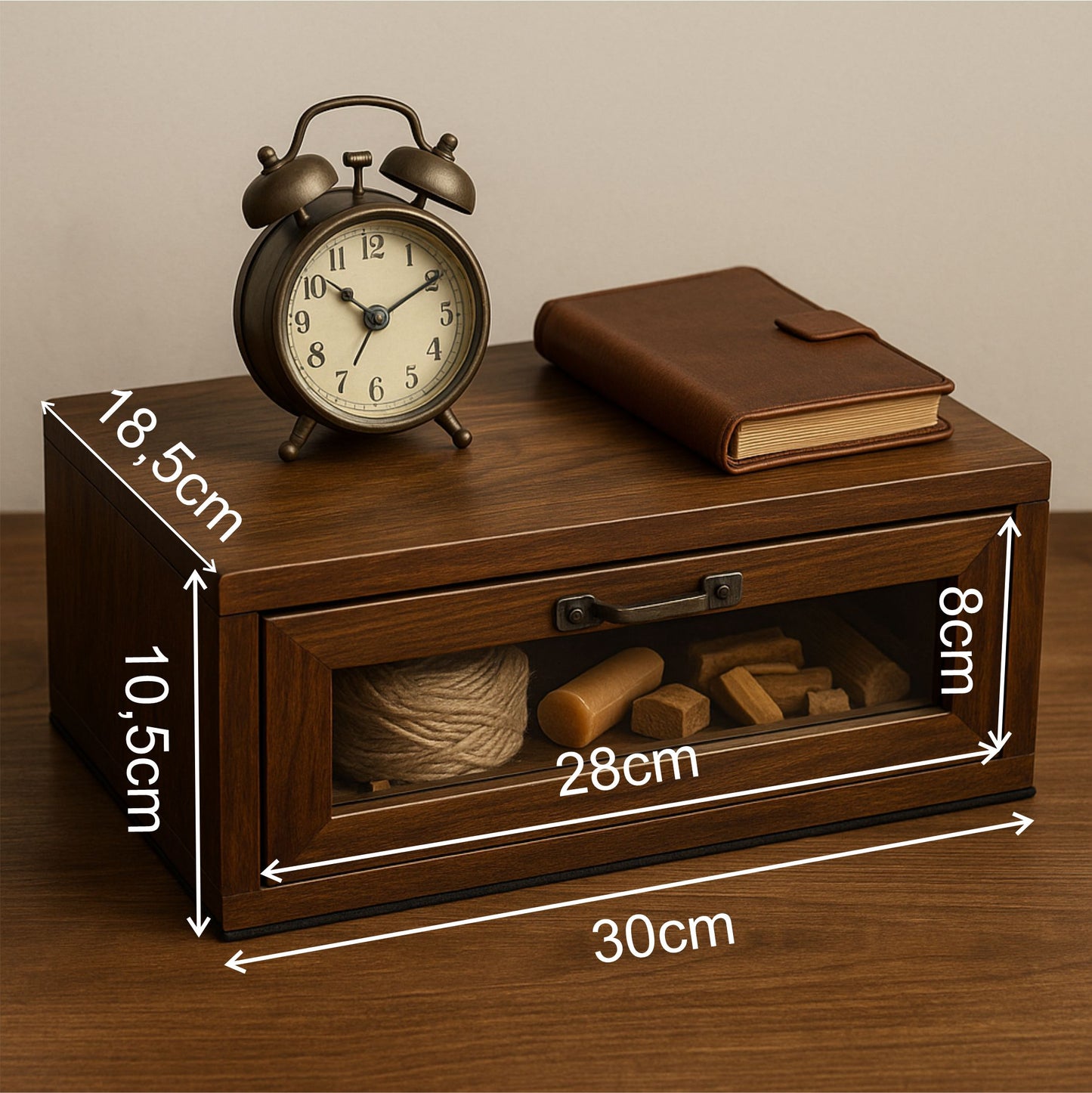 Nord Klassik Ceviz Masa Düzenliyici Çekmecelik