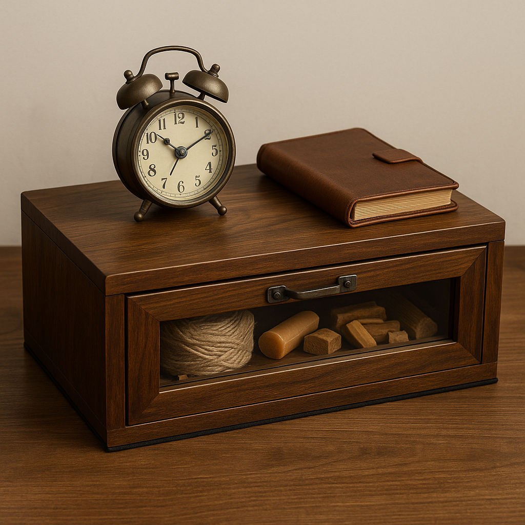 Nord Klassik Ceviz Masa Düzenliyici Çekmecelik