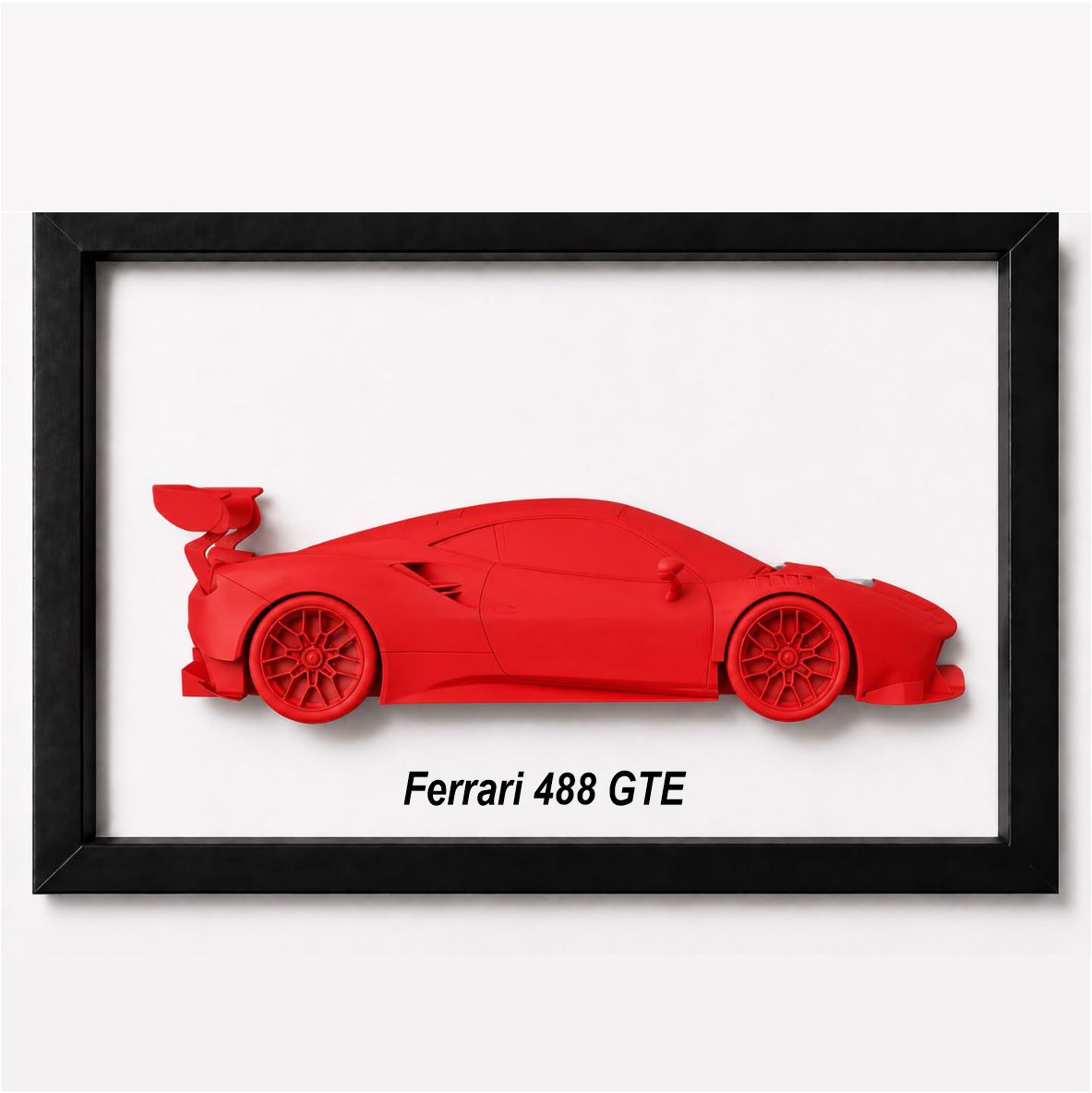 3D baskı spor otomobil modeli