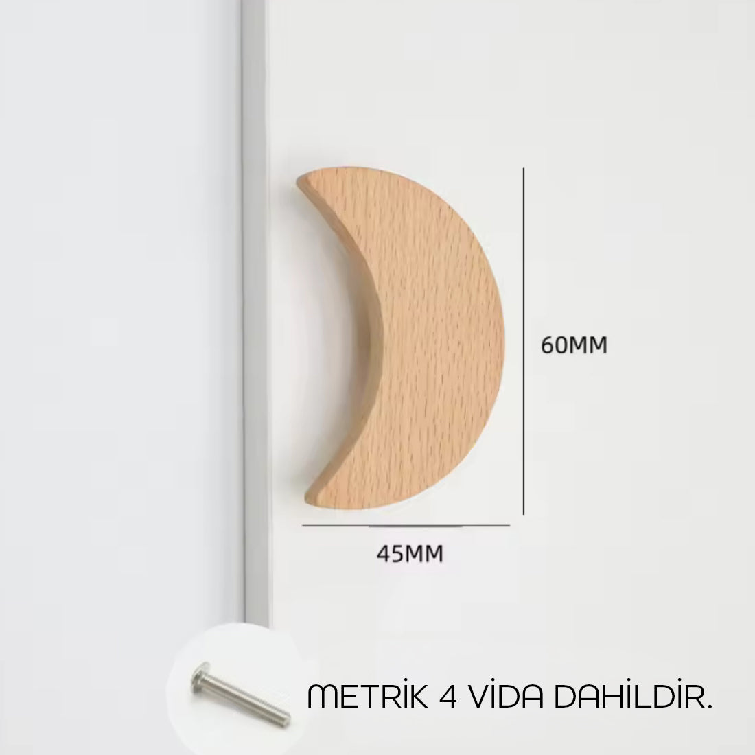 Natural Touch Collection | Ahşap Bebek ve Çocuk Odası Kulpları