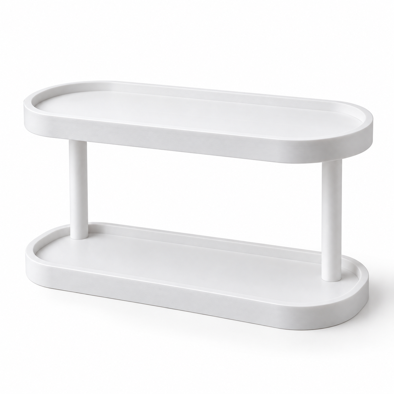 Modern beyaz banyo ve makyaj organizeri