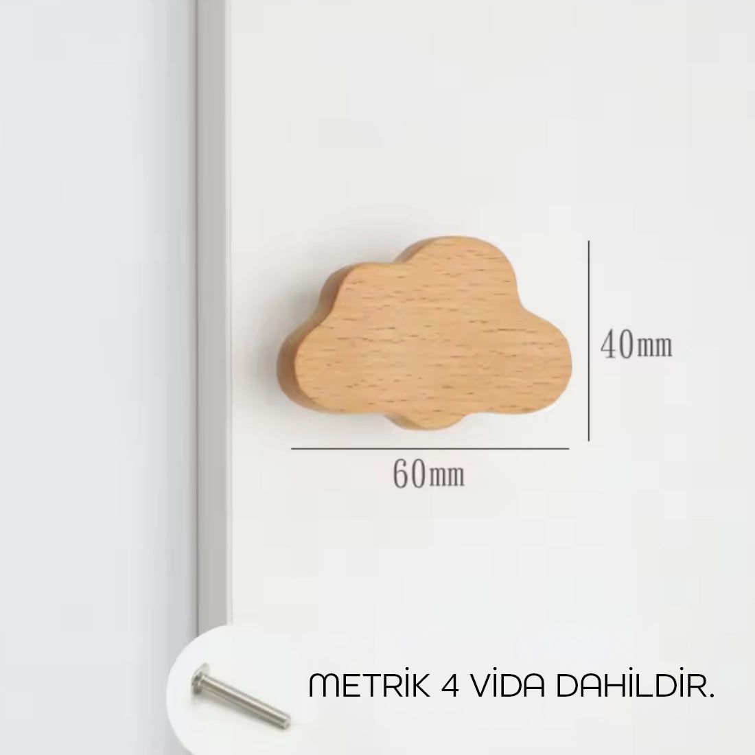 Natural Touch Collection | Ahşap Bebek ve Çocuk Odası Kulpları