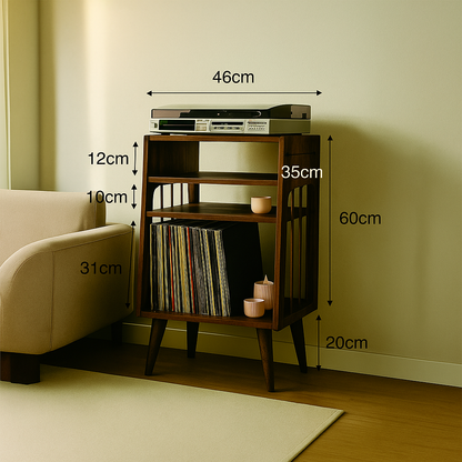 VinylWood Console | Müzik Tutkunları İçin Doğal Bir Dokunuş