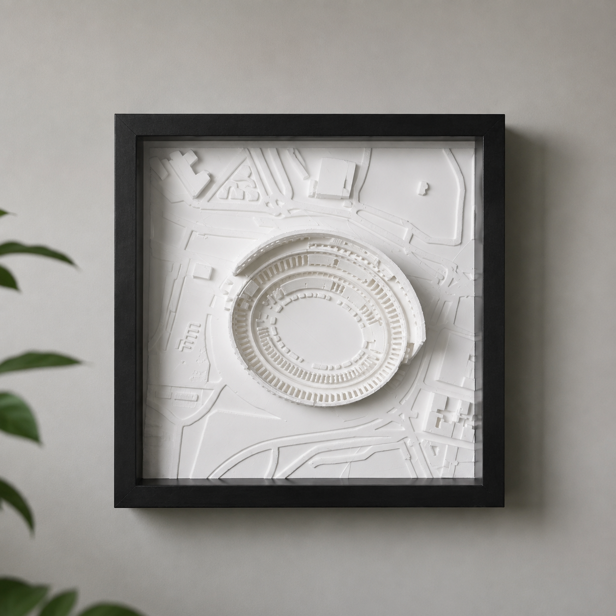 3D Colosseum Diorama Shadow Box