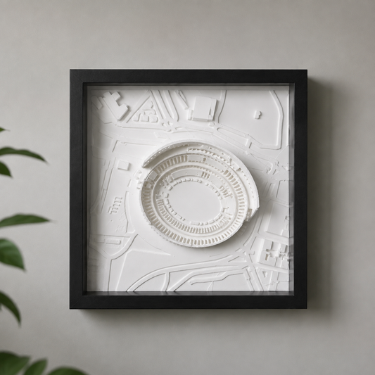 3D Colosseum Diorama Shadow Box