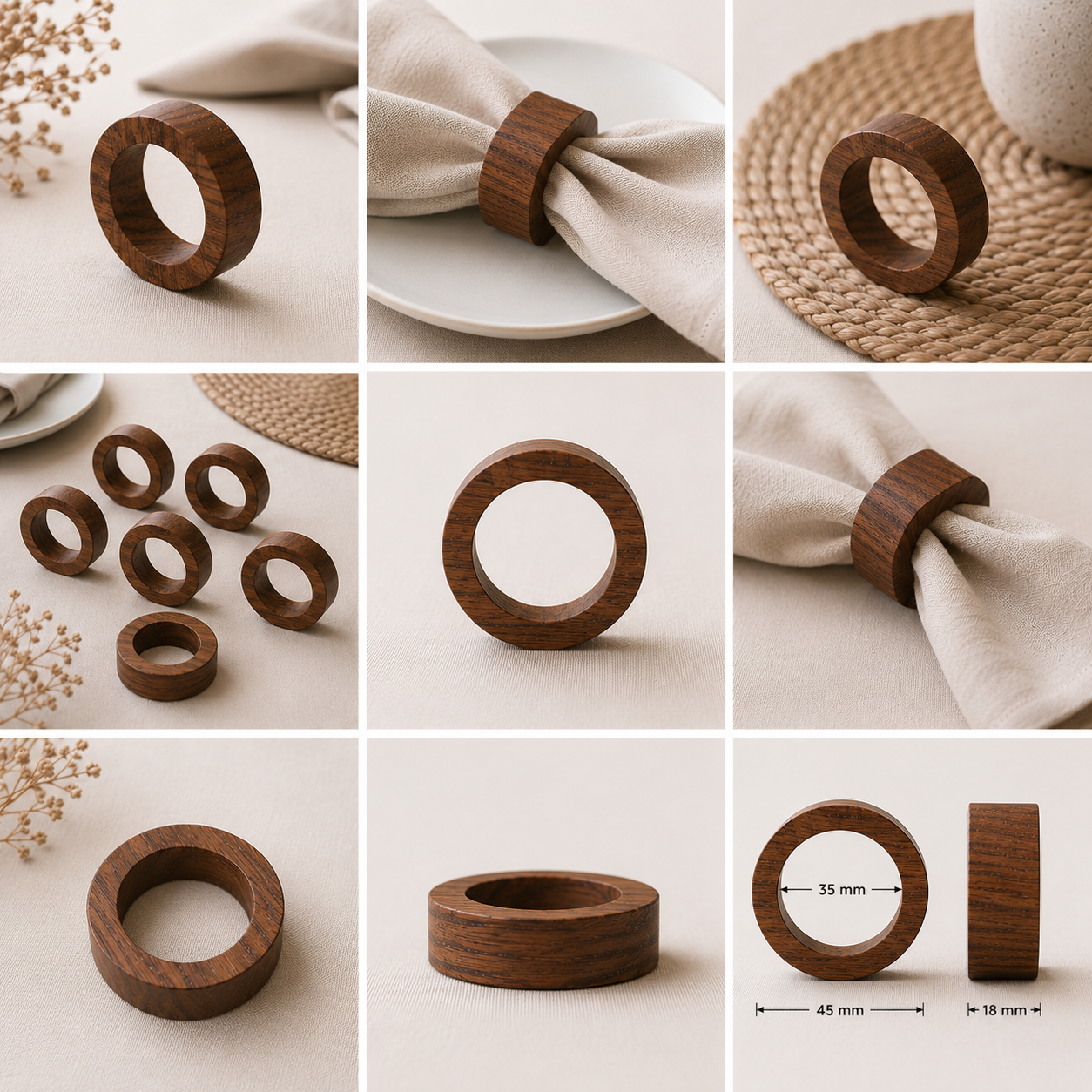 KA ESSENTIA Table Rituals Halo Napkin Ring