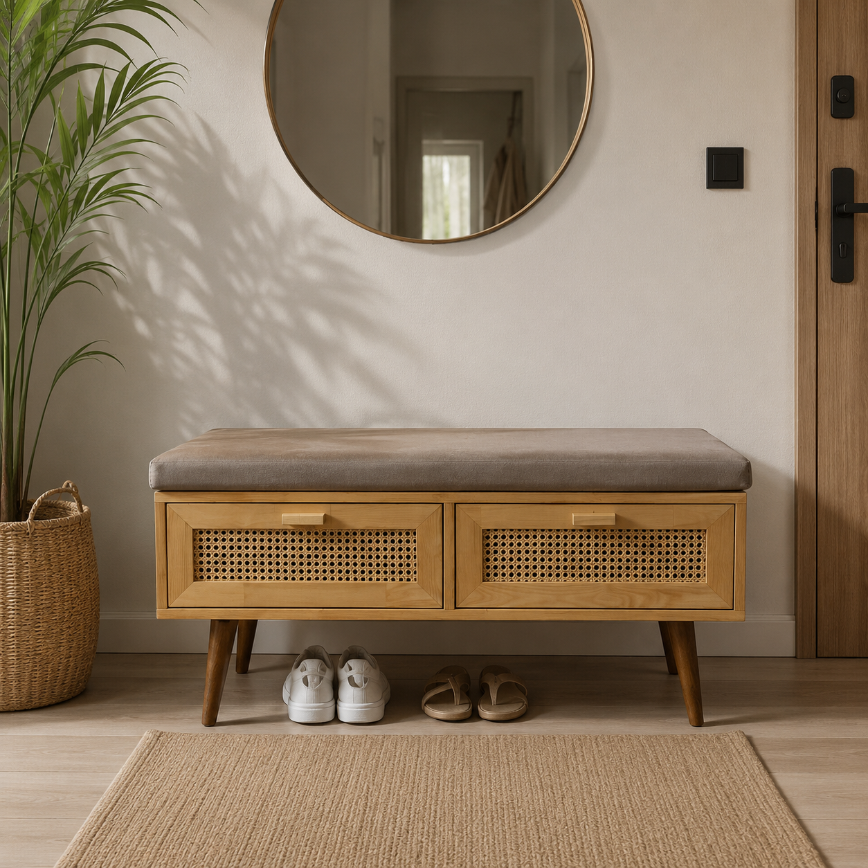 Modern antrede Noma Entry Collection bench