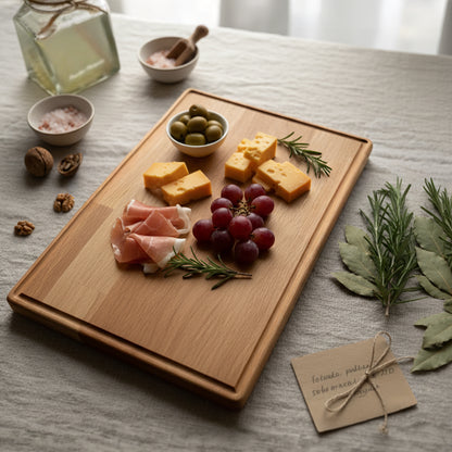 BeechCraft Cutting Board | Doğal Dayanıklılıkla Sofrada Zarafet