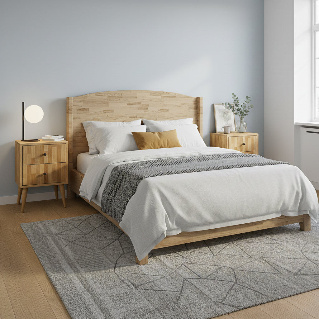 OakForm Nightstand | Sade Güç, Doğal Zarafet