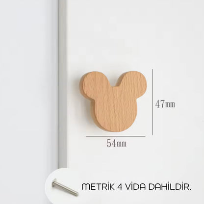 Natural Touch Collection | Ahşap Bebek ve Çocuk Odası Kulpları