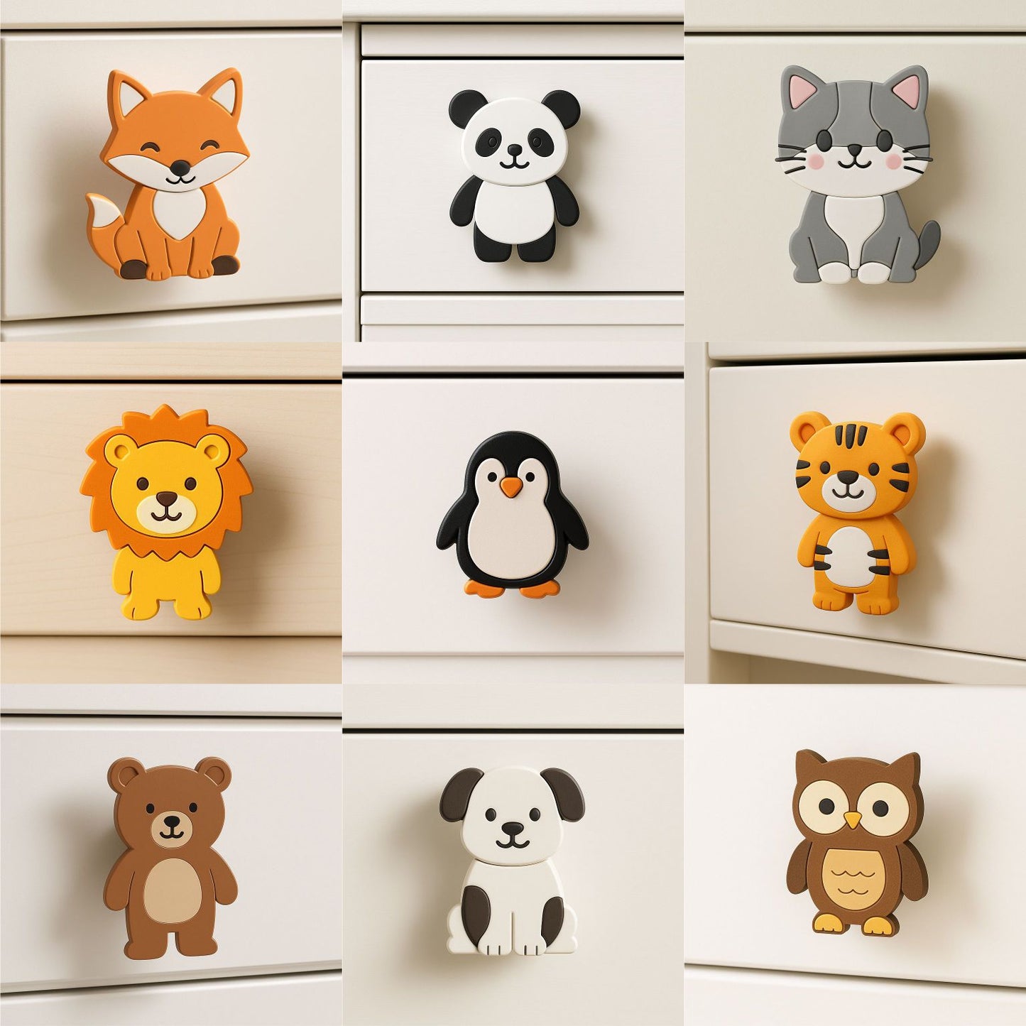 Colorful Pals Knob Collection