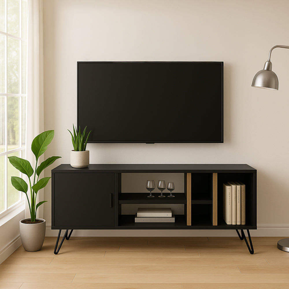 BlackEdge TV Ünitesi | Modern Çizgilerde Güçlü Bir Duruş