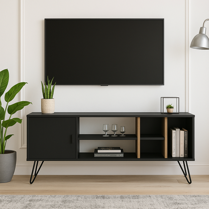 BlackEdge TV Ünitesi | Modern Çizgilerde Güçlü Bir Duruş