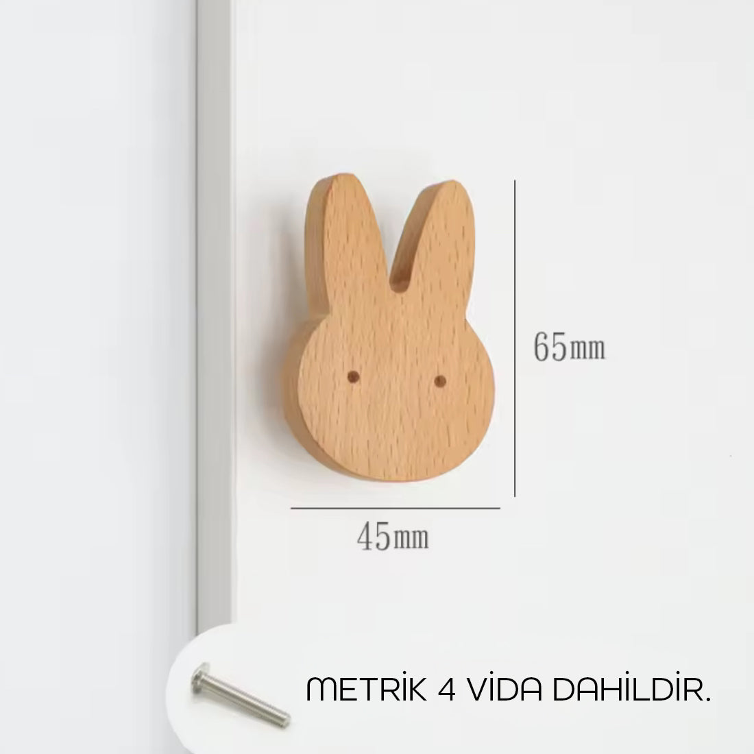 Natural Touch Collection | Ahşap Bebek ve Çocuk Odası Kulpları