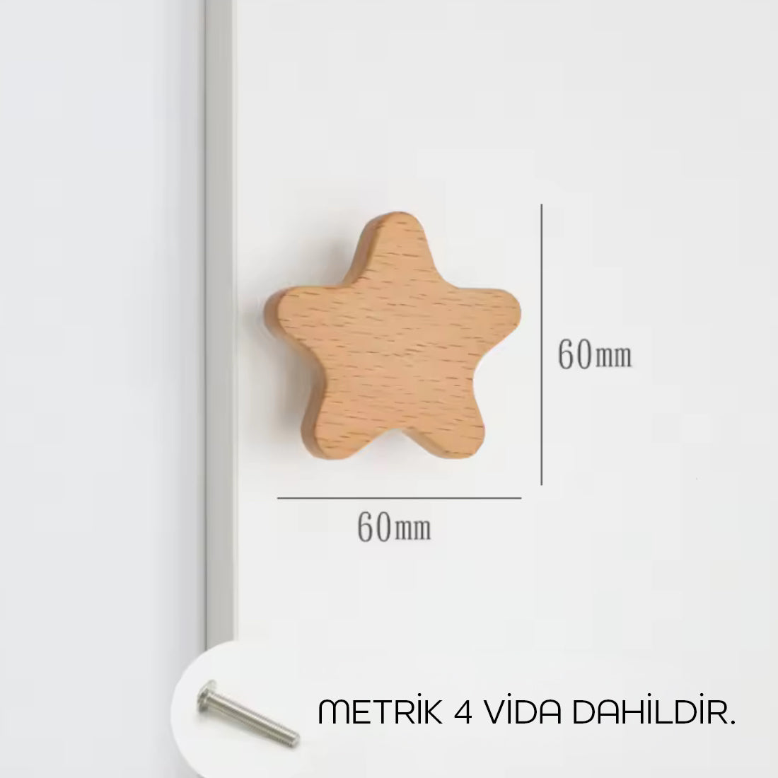 Natural Touch Collection | Ahşap Bebek ve Çocuk Odası Kulpları