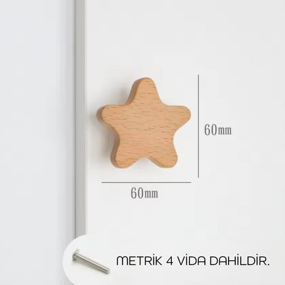 Natural Touch Collection | Ahşap Bebek ve Çocuk Odası Kulpları