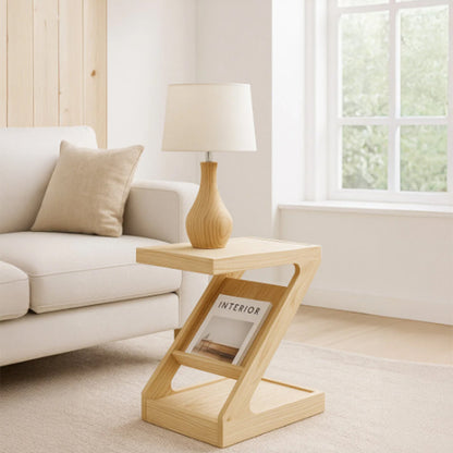 Z-Line Table | Modern ve Minimalist Masif Ahşap Sehpa